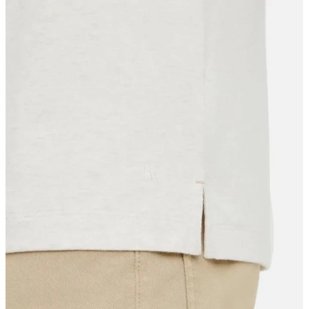 Banana Republic Mens Luxe Touch Tee Tan Cotton Crew Neck T-Shirt Size Medium NEW - Picture 3 of 5